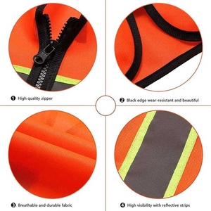 Chaleco de Seguridad Reflectante Transpirable Suave y Cómodo de Diseño Premium, Suministro de Fábrica al por Mayor, Personalizable para Hombre para Exteriores - Product Image 5