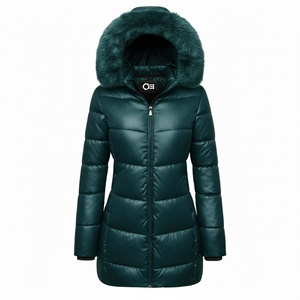 Chaquetas tejidas con capucha bordadas transpirables superventas para mujer, diseño alto, calidad superior, recién llegado, marca personalizada OEM - Product Image 4