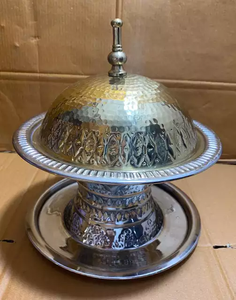 วันที่ทันสมัยชามไม้โลหะชุด2รอบสำหรับเครื่องครัวอาหารเย็นโรงแรมและร้านอาหารวันที่ผลไม้แห้งอาหารเย็นชามตาราง - Product Image 6