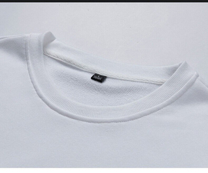 Heavyweight Cotton <b>Men's</b> Oversized Crew Neck Sweatshirt Custom 3D Embossed Logo Graphic Plain Dyed French Terry Winter Solid - Product Image 5