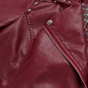 แจ็กเก็ตหนังสำหรับผู้หญิงแจ็กเก็ตหนัง2025สไตล์ใหม่ - Product Image 6