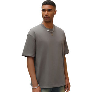 Vente en gros T-shirt 100% coton en vrac Fabricant de t-shirts personnalisés T-shirt épais pour hommes - Product Image 1