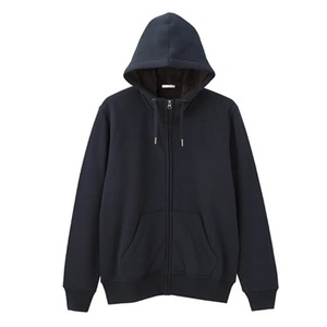 Sudadera con capucha y cremallera completa para hombre de diseño personalizado, sudadera de estilo básico mezclado de algodón para ropa de calle de invierno o gimnasio, impresión Digital - Product Image 4