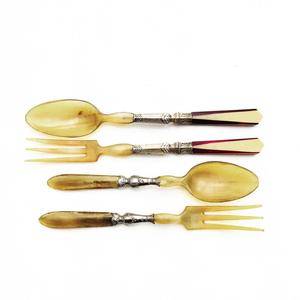 Ensemble de couverts en corne avec Mini thème, outils de décoration pour la maison, meilleure vaisselle, conception de finition personnalisée disponible - Product Image 2