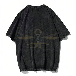 T-shirt vintage homme de haute qualité T-shirt vintage meilleure vente pour homme T-shirt vintage couleur unie pour adulte - Product Image 2