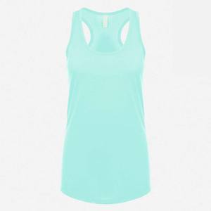 Débardeur dos nageur pour femme Next Level Apparel, idéal, grande taille, crème banane, 60 % coton, 40 % polyester, débardeurs dos nageur pour femme - Product Image 3