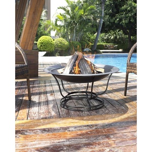 Brasero Decorativo Moderno para Exteriores, Fabricado en Hierro, para Patio, Ambiente Cálido, Ideal para Eventos Sociales, a Gas Natural, Éxito de Ventas en India - Product Image 1