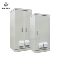 Armoire de contrôle télécom industrielle électrique 19 pouces à montage en rack IP65 pour extérieur, boîtier de distribution d'alimentation profilé 9 plis