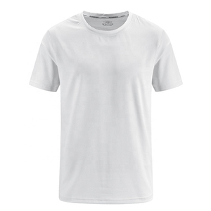 T-shirt en coton de haute qualité pour hommes, jeunes et adultes, mode décontractée, séchage rapide, vente en gros de col rond OEM avec logo personnalisé - Product Image 5