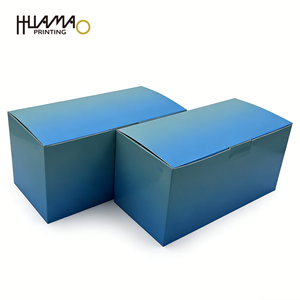 Blue paper <b>box</b> Custom Size Snap <b>Lock</b> Bottom Color Packaging <b>Box</b> for Facial Mask Freeze-dried Powder & Beauty Device - Product Image 5