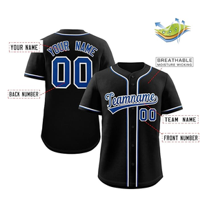 Uniformes de béisbol hechos de poliéster, uniformes de béisbol con costuras de alta calidad y ajuste regular liso, el más nuevo estilo personalizado - Product Image 2