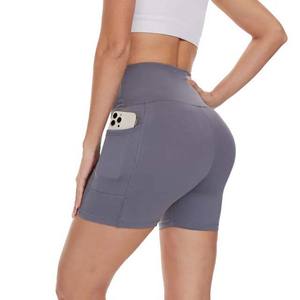 OEM Custom Color <b>With</b> Pocket Breathable Women's Clothing Women's Shorts Spandex Polyester Workout Shorts Summer Casual Wear 2025 - Product Image 4