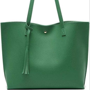 Bolso de mano multiusos para mujer 2025 con bordado Cierre abierto Asas fuertes impermeables - Product Image 1