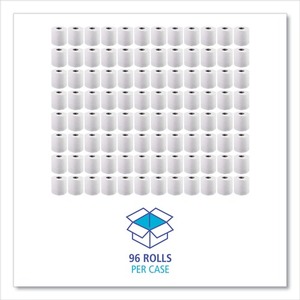 บอร์ดวอล์ค 6155B 4.5 นิ้ว X 4.5 นิ้ว กระดาษชำระแบบ 2 ชั้น ปลอดภัยสำหรับส้วมแบบฝังดิน สีขาว (96 ห่อ/กล่อง) - Product Image 4