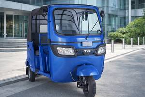 Triciclo Eléctrico TVS King con Reversa, 48V 501-800W, Carrocería Cerrada, 3 Pasajeros, Color Personalizado, Motor sin Escobillas, Pantalla LCD, 90km/h - Product Image 6