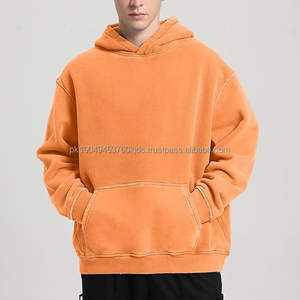 OEM Logo personnalisé pour hommes 100% coton Pull à capuche Dernière arrivée Zipper-Up Style Oversize Blank personnalisé sérigraphie brodée - Product Image 3