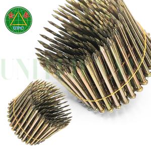 Clous en bobine de 2 à 1/2 pouces pour la fabrication de palettes Vis de style lisse Tête à damier Prix compétitif Fabrication en acier Vietnam - Product Image 2