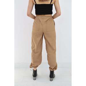 Pantalon parachute élastique camel - Camel - Product Image 6