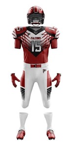 2024 ensemble d'uniformes de football américain personnalisés confortables vêtements de sport respirants antibactériens et Anti-UV - Product Image 2