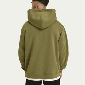 Hommes professionnels Streetwear à capuche surdimensionné poids lourd coton pull sweat impression de Logo personnalisé - Product Image 2