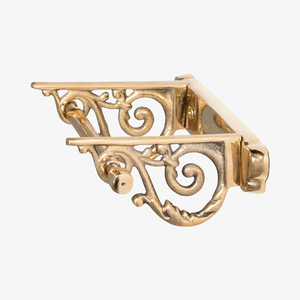 Soporte de papel higiénico de latón montado en la pared desechable antideslizante duradero clásico para decoración de baño elegante - Product Image 2