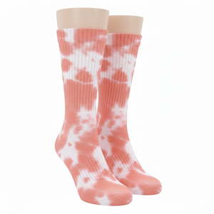 Calcetines de punto personalizables hasta la rodilla para mujer, diseño informal de otoño, pintados a mano, antideslizantes, con logotipo personalizado, transpirables - Product Image 1