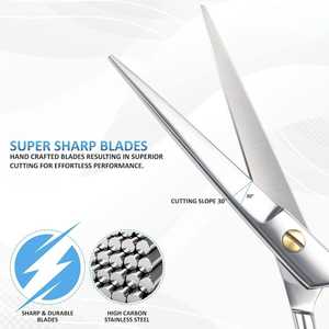 Juego de tijeras de peluquero profesional de 6,5 pulgadas de alta calidad, tijeras de belleza de peluquería personalizadas, incluidas pinzas para cejas - Product Image 4