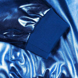 2023 nouveauté hommes High Street Style col montant Satin veste-couleur personnalisée et Logo en gros disponible - Product Image 5