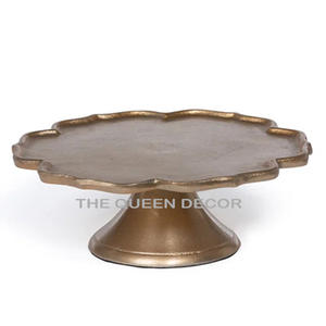 Unique Stainless Steel With Wood Design Customized Acacia Wood <b>Rotating</b> Cupcake <b>Cake</b> <b>Stand</b> Display Cupcake Display <b>Stand</b> - Product Image 4