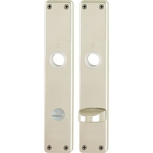 Long-Shield Pair 202SP F2 Neusilberfarbig F2 SK/OL 78mm HOPPE Décoration et accessoires de bureau - Product Image 1