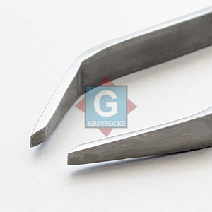 Pince à épiler miniature en acier inoxydable de qualité industrielle, 6,5 cm, outils de précision pour petites fioles, composants délicats - Product Image 2