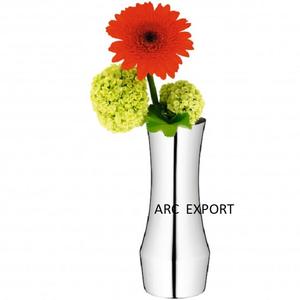 Support en fer en métal enduit de poudre noire avec vase à fleurs et pot de style moderne en verre Design attrayant Vases de sol de mariage d'intérieur - Product Image 3