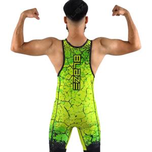 Combinaisons de lutte tricotées sur mesure, grandes tailles, légères, personnalisées OEM, vente en gros, faible MOQ - Product Image 4