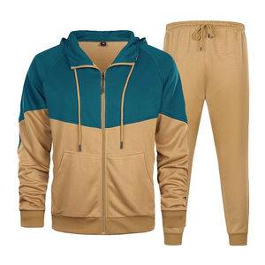 Top Trending OEM Custom Made Hombres Chándales con capucha Venta al por mayor Ropa deportiva de algodón con traje de diseño de logotipo - Product Image 1