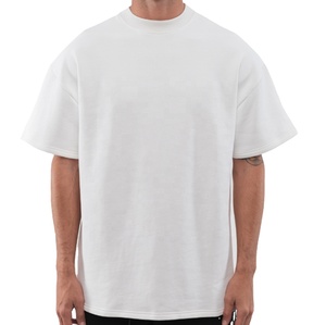 เสื้อยืดโอเวอร์ไซส์ผ้าคอตตอนหนานุ่มสำหรับผู้ชายและผู้หญิง เสื้อยืดวินเทจเรียบง่ายสำหรับผู้ชาย เสื้อยืดสตรีทแวร์ฤดูร้อนขายส่ง - Product Image 4