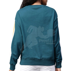 Fabrication pakistanaise couleur unie femmes sweats logo imprimé personnalisé décontracté femmes sweats - Product Image 6