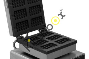 Gaufrier Kitchbox à cage industrielle et commerciale - Product Image 6