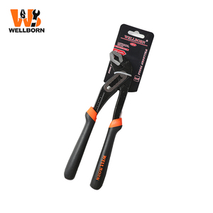 <span class=keywords><strong>Pince</strong></span> multiprise de 10 pouces - <span class=keywords><strong>Pince</strong></span> réglable robuste à joint coulissant et à joint rainuré avec poignée rembourrée, finition oxyde noir - Product Image 1