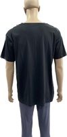 T-shirt à manches courtes pour homme Kapadavala, tricoté, 100% coton, qualité supérieure, écologique, séchage rapide, couleur unie, coupe ample