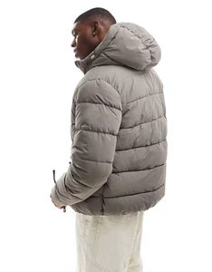 Doudoune d'hiver pour hommes manteau coupe-vent vêtements d'extérieur chauds et décontractés veste en duvet à capuche légère manteau rembourré à la mode isolé - Product Image 5