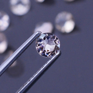 7 piezas de morganita de melocotón Natural 5mm corte redondo 2,66 Cts lote Iroc ventas morganita de alta calidad faceta de piedras preciosas sueltas US $74 para todos - Product Image 4