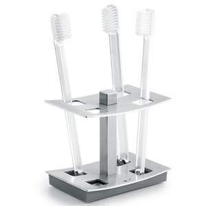 Porte-brosse à dents en métal compact et élégant pour organiser les brosses à dents de manière ordonnée et sécurisée - Product Image 4