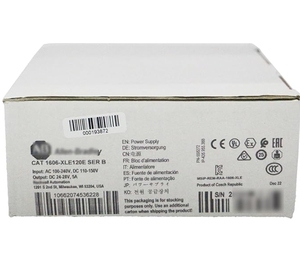 Nueva fuente de alimentación industrial <span class=keywords><strong>AB</strong></span> 1606-XLE120E 480VAC a 24VDC 5A Sistemas de control PLC en stock 1606XLE120E - Product Image 1