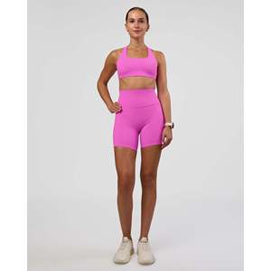 Shorts de yoga ultra respirants en spandex Elixir Ultra High-Rise de 6 pouces en ultra fuchsia - Product Image 3