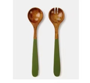 Ensemble de 2 cuillères à dîner martelées, ensemble d'ustensiles de cuisine - Product Image 6