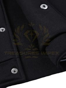 Graphic Warm Fleece Varsity Jacket Oversized Color Block Thick Thermal Baseball Collar Button Clothing For Spring Autumn, - Product Image 6