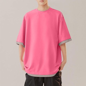 Custom Sun Faded Drop Shoulder Vintage Acid Wash Heavyweight T-shirt French Terry Oversized Cotton Graphic Boxy Stock - Product Image 1