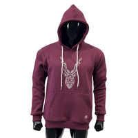 Sweat-shirts de qualité supérieure pour hommes, en coton, à capuche, chauds, vente en gros, broderie personnalisée, sweats à capuche Markhoor Ibex, vêtements OEM