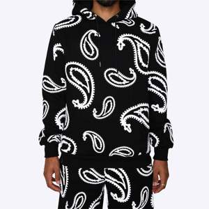 Vente en gros de sweat à capuche en coton 380 lourd avec logo personnalisé 100% g pour hommes streetwear surdimensionné avec capuche technique lavée pour l'hiver - Product Image 2