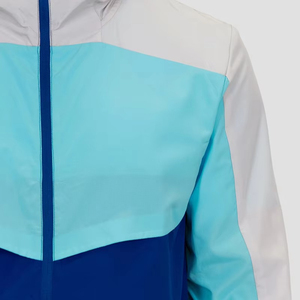 Veste coupe-vent pour homme à capuche avec fermeture éclair, taille personnalisée, 100% haute qualité, coupe ajustée, vêtements d'extérieur, OEM ODM - Product Image 4